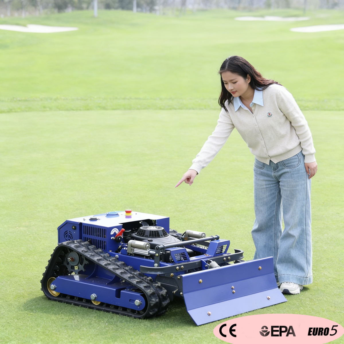 Gardening Tools Lawn Mower - Customized Heavy Duty Remote Controlled Flail