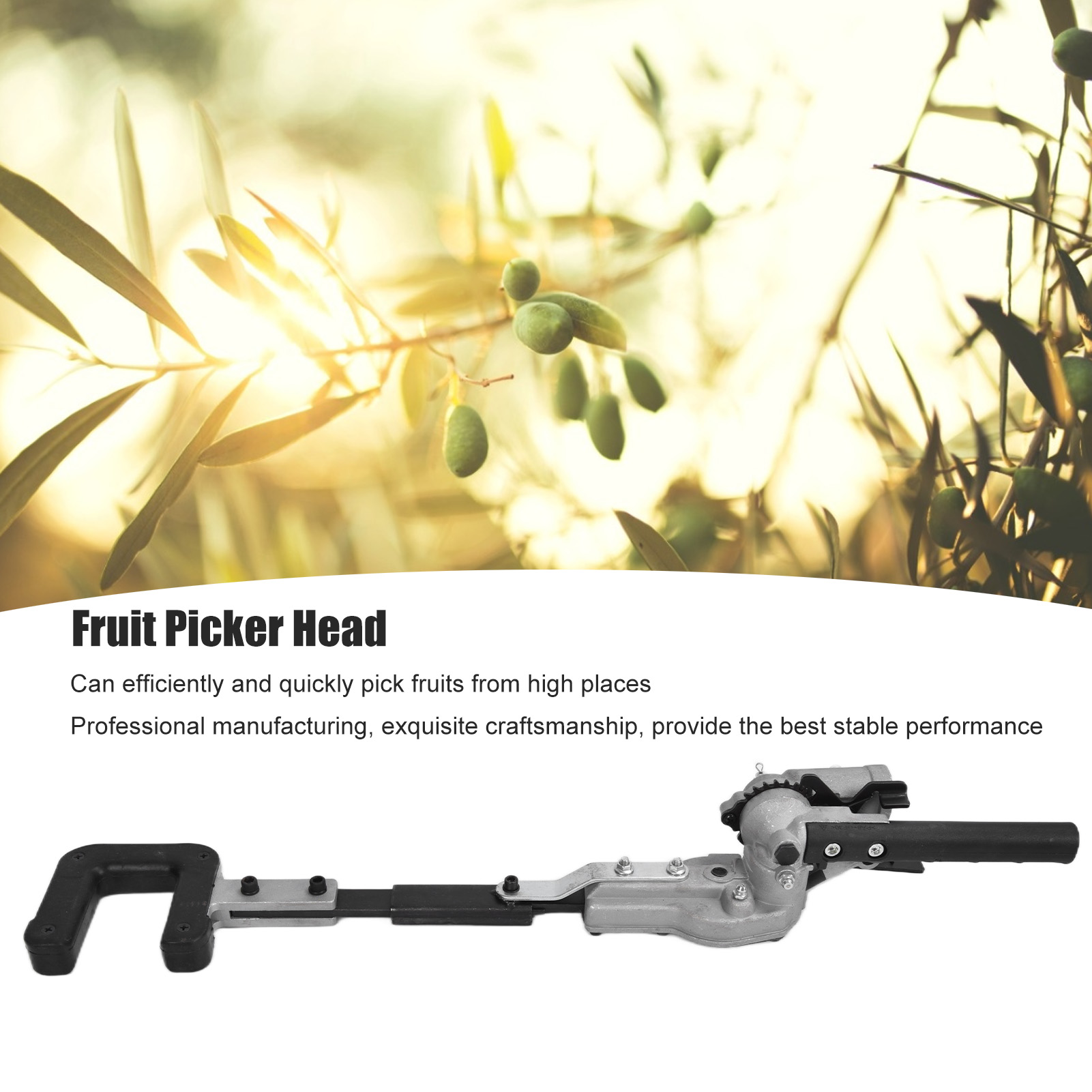 Gardening Tools Equipment - Fruit Picking Machine Head Efficient Aluminium