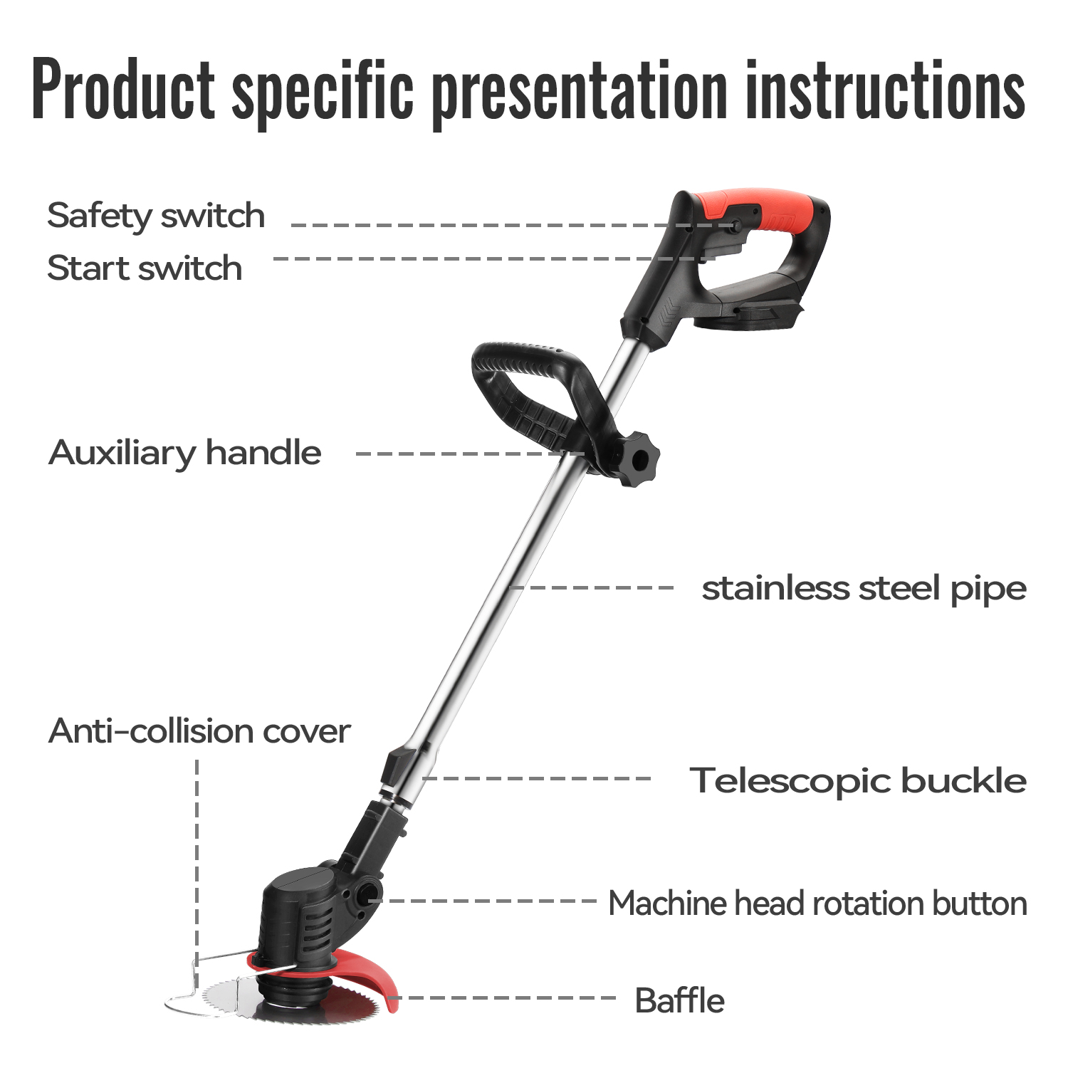 Lithium Electric Grass Trimmer - Gardening Tools Lawn Mower avis et prix