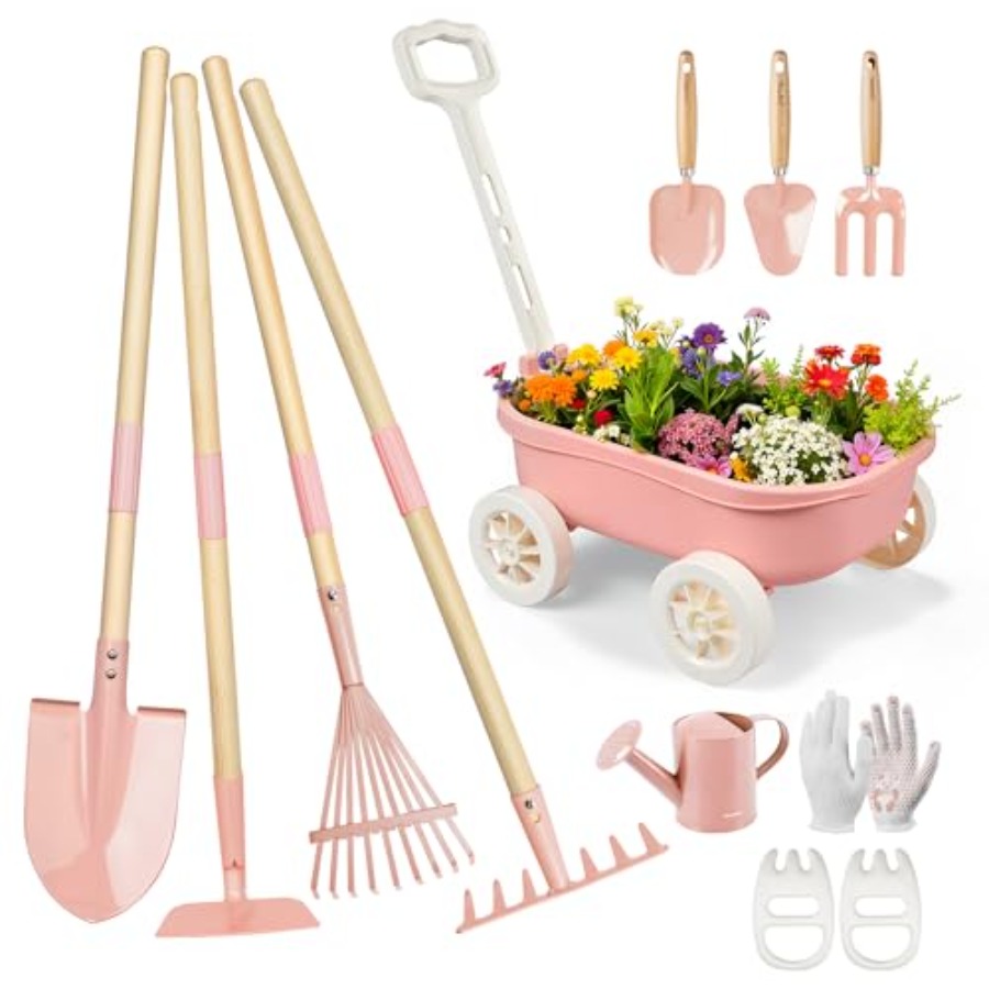 Gardening Set with Wheelbarrow - Gardening Tools Japan avis et prix