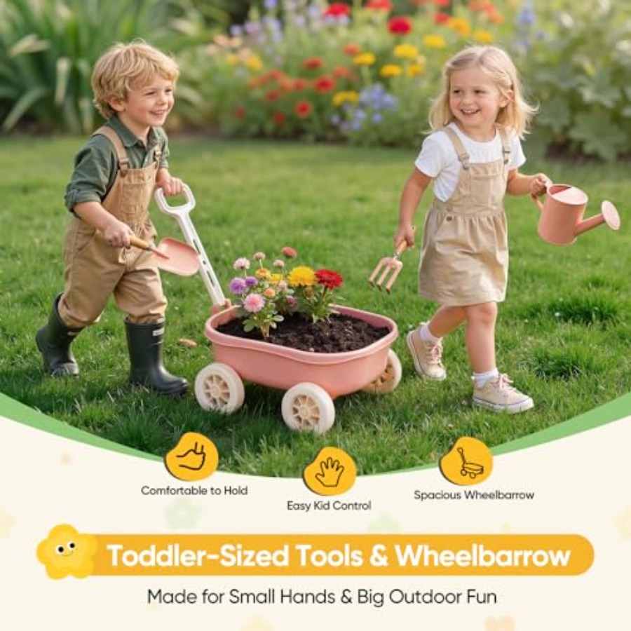 Gardening Set with Wheelbarrow - Gardening Tools Japan avis et prix