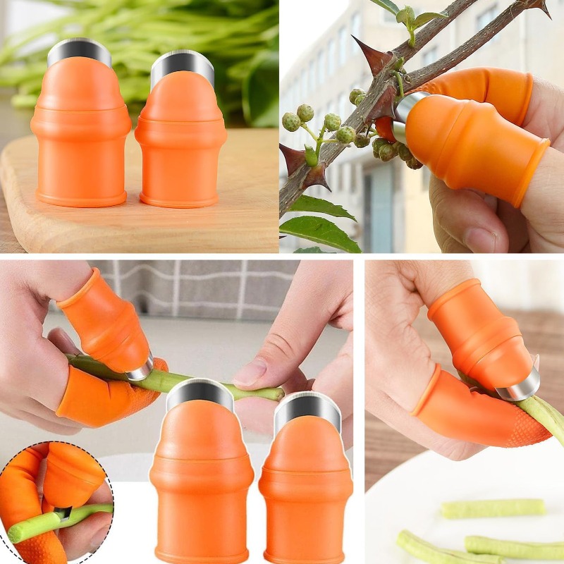 6pcs Finger Protector Silicone - Harvest Knife Garden avis et prix