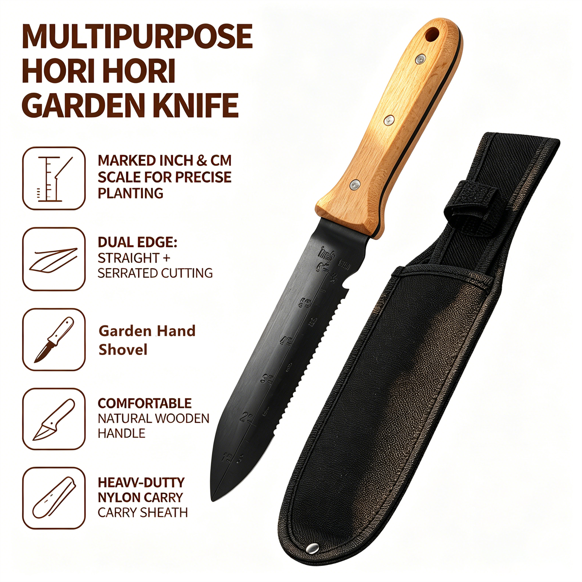 Garden Hori Hori Knife Stainle - Harvest Knife Garden avis et prix