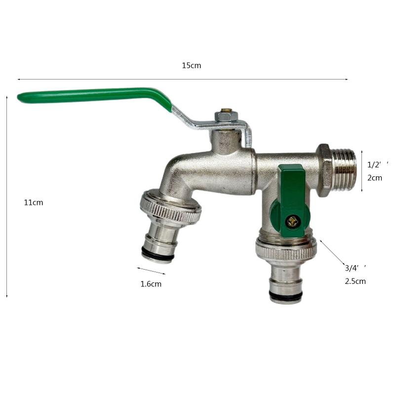 1Pcs Zinc Alloy Water Faucet 1 - Gardening Tools Water avis et prix