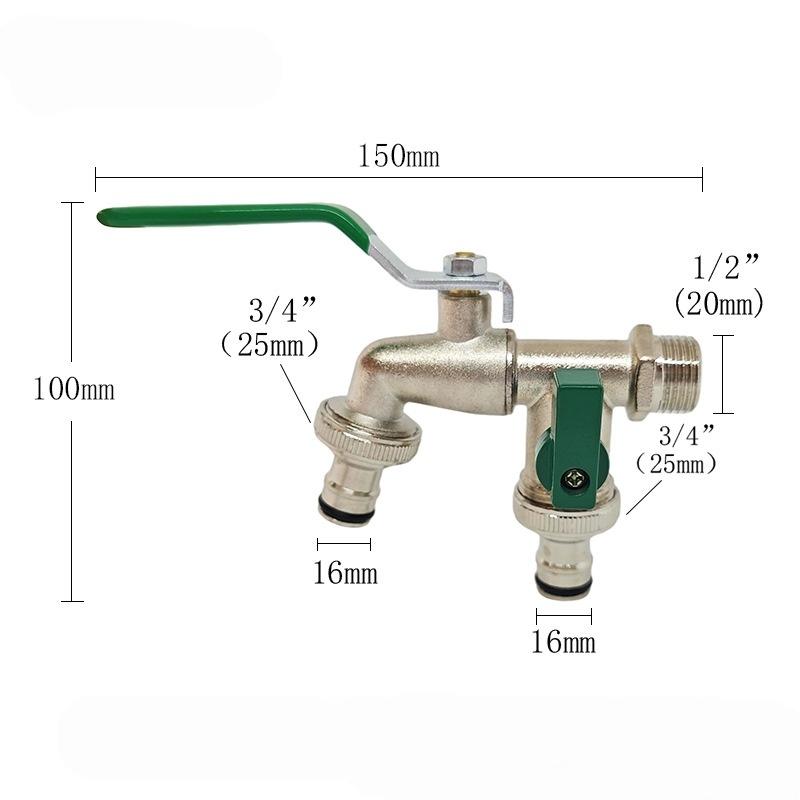 1Pcs Zinc Alloy Water Faucet 1 - Gardening Tools Water avis et prix