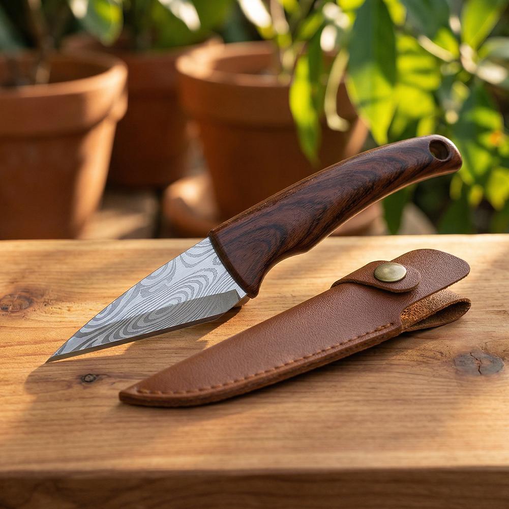 Wooden Handle Grafting Knife w - Harvest Knife Garden avis et prix
