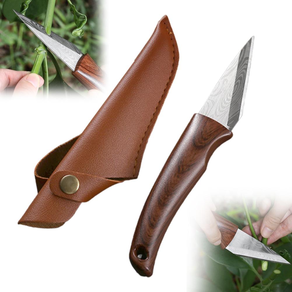 Wooden Handle Grafting Knife w - Harvest Knife Garden avis et prix