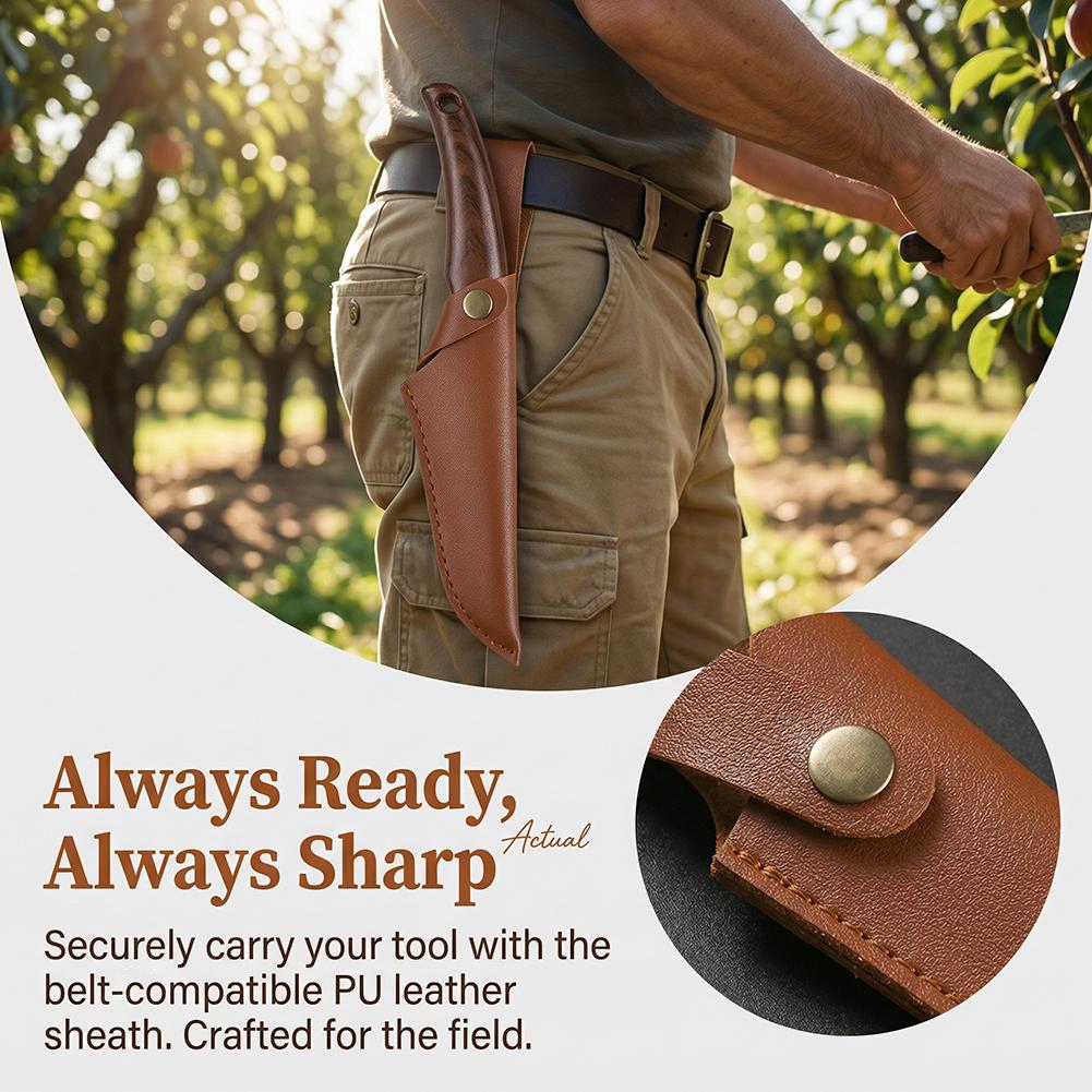 Wooden Handle Grafting Knife w - Harvest Knife Garden avis et prix
