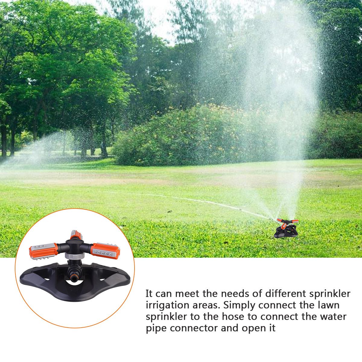 6pcs Automatic Rotating Water  - Gardening Tools Water avis et prix
