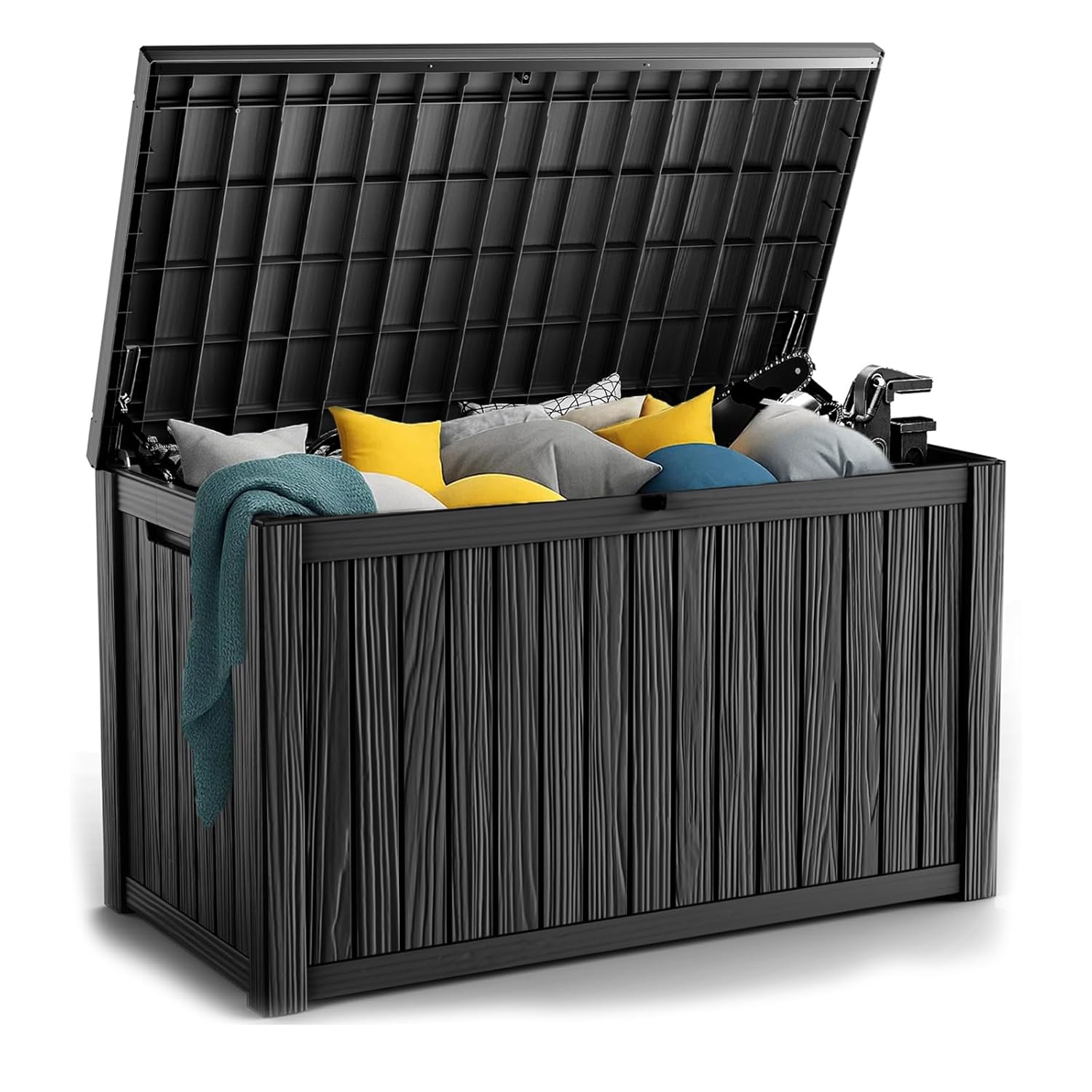 180Gal Lockable Resin Deck Box - Gardening Tools In avis et prix